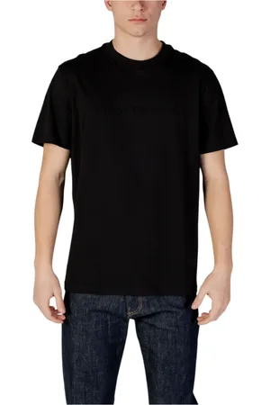 Armani Exchange Heren, Tops, Zwart, Maat: S Katoen