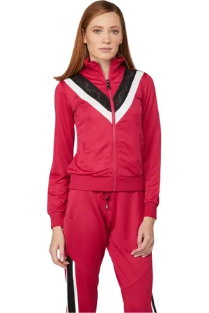 Twin-Set Dames, Sweatshirts & Hoodies, Rood, Maat: XS Poliester