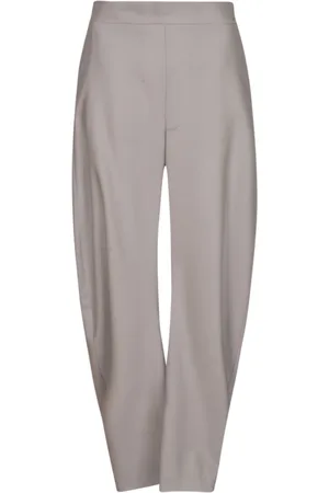 ALESSANDRO VIGILANTE Dames, Broeken, Grijs, Maat: XS