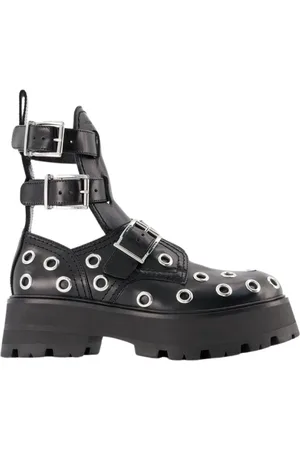 Alexander McQueen Dames, Schoenen, Zwart, Maat: 37 1/2 EU Leer