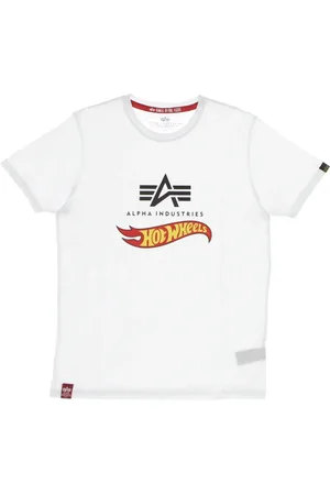 Alpha Industries Heren, Tops, Wit, Maat: XL Katoen
