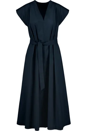 Bomboogie Dames, Jurken, Blauw, Maat: M Katoen