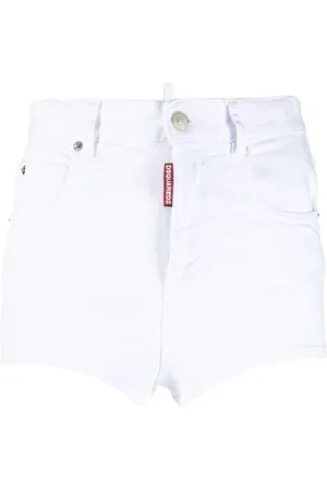 Dsquared2 Dames, Korte broeken, Wit, Maat: S Denim
