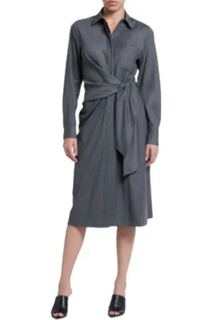 ANTONELLI Dames, Jurken, Grijs, Maat: XS