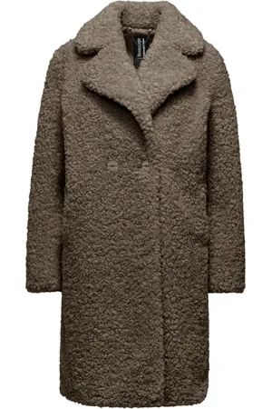 Bomboogie Dames, Mantels, Bruin, Maat: XL Fleece
