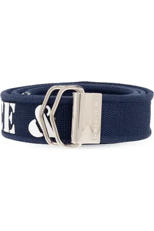 Dolce & Gabbana Heren, Accessoires, Blauw, Maat: 90 CM Leer