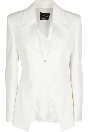 BLUMARINE Dames, Jassen, Wit, Maat: XS Viscose