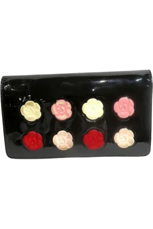 CHANEL Dames, Pre-owned, Zwart, Maat: ONE Size Leer