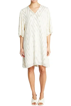 Bruuns Bazaar Dames, Jurken, Grijs, Maat: XL Viscose