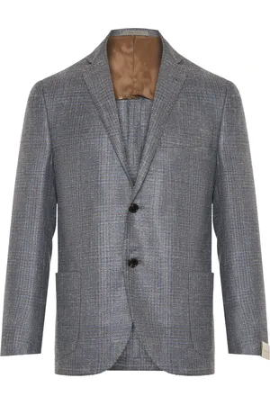 corneliani Heren, Jassen, Blauw, Maat: 2XL Linnen