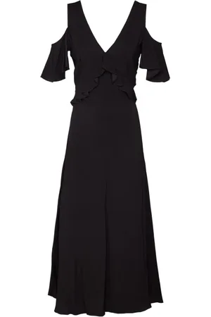 Twin-Set Dames, Jurken, Zwart, Maat: 2XS Viscose