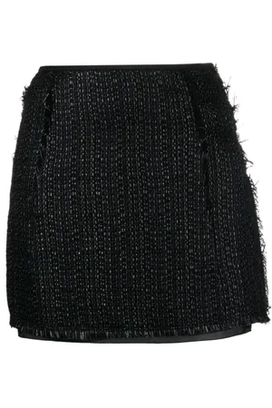 Lanvin Dames, Rokken, Zwart, Maat: M Katoen
