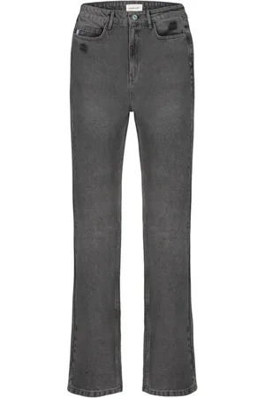 Fabienne Chapot Dames, Jeans, Grijs, Maat: W25 Katoen