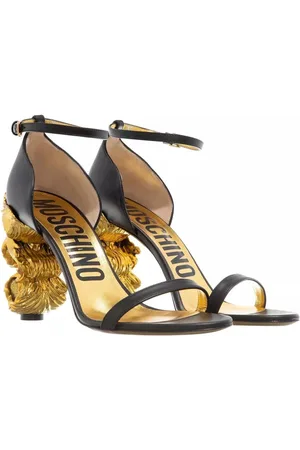 Moschino Dames, Schoenen, Zwart, Maat: 36 EU Leer