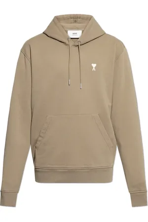 Ami Heren, Sweatshirts & Hoodies, Groen, Maat: M Katoen