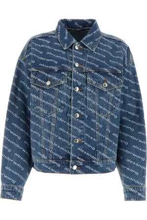 Alexander Wang Dames, Jassen, Blauw, Maat: M Denim