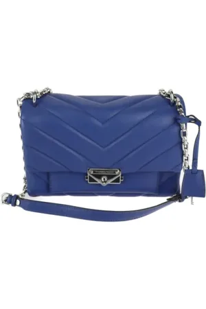 Michael Kors Dames, Pre-owned, Blauw, Maat: ONE Size Leer