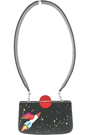 Hermès Dames, Pre-owned, Zwart, Maat: ONE Size Leer