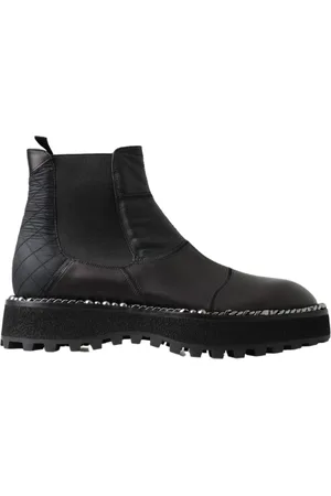 Dolce & Gabbana Heren, Schoenen, Zwart, Maat: 45 EU Leer
