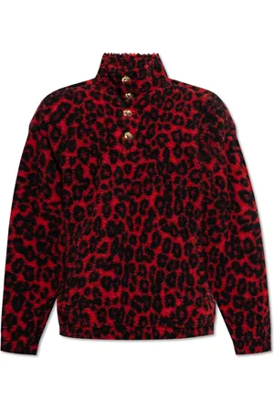 Alexander McQueen Heren, Sweatshirts & Hoodies, Rood, Maat: L Wol