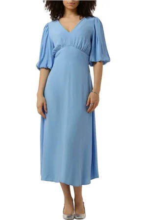 POM Amsterdam Dames, Jurken, Blauw, Maat: XL