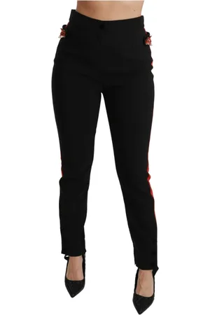 Dolce & Gabbana Dames, Broeken, Zwart, Maat: 2XS