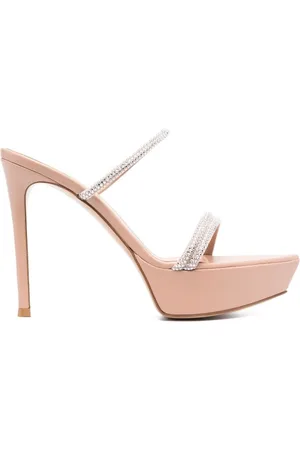 Gianvito Rossi Dames, Schoenen, Roze, Maat: 38 1/2 EU Leer
