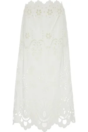 Dolce & Gabbana Dames, Rokken, Wit, Maat: 2XS Katoen