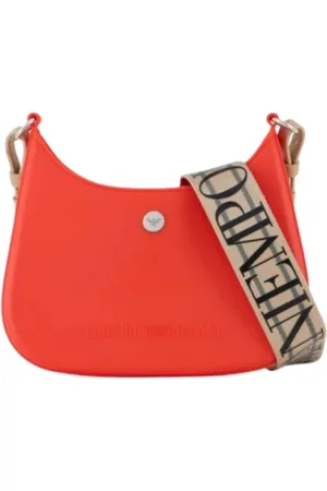 Emporio Armani Dames, Tassen, Rood, Maat: ONE Size Poliester