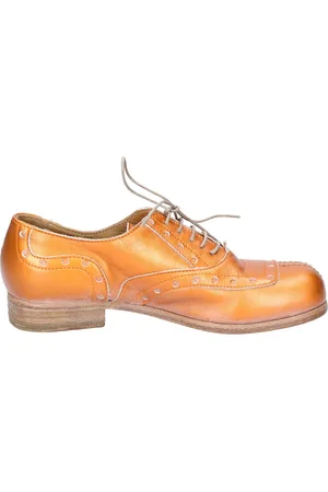 Moma Dames, Schoenen, Oranje, Maat: 37 EU Leer