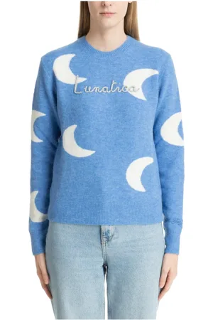 MC2 SAINT BARTH Dames, Truien, Blauw, Maat: M Wol