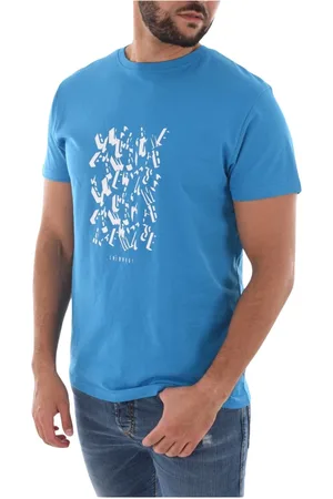 Bikkembergs Heren, Tops, Blauw, Maat: S Katoen
