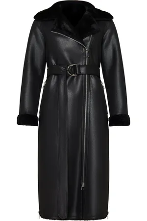 CESARE GASPARI Dames, Mantels, Zwart, Maat: 2XL Zijde