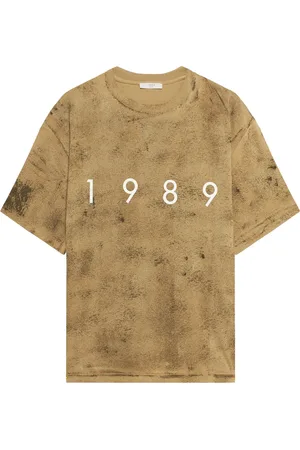 1989 STUDIO Heren, Tops, Bruin, Maat: S