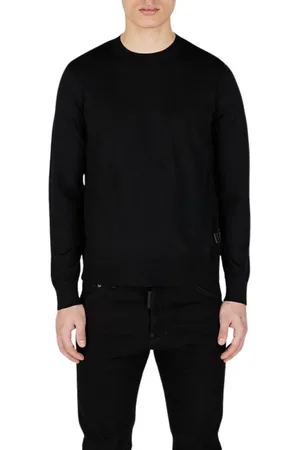Dsquared2 Heren, Truien, Zwart, Maat: S Wol