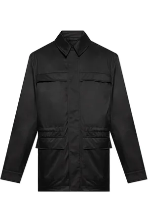 Dolce & Gabbana Heren, Jassen, Zwart, Maat: 2XL Leer