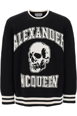 Alexander McQueen Heren, Truien, Zwart, Maat: S Wol