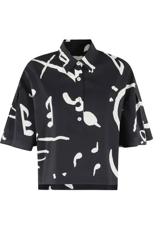 ALYSI Dames, Blouses & Shirts, Zwart, Maat: S