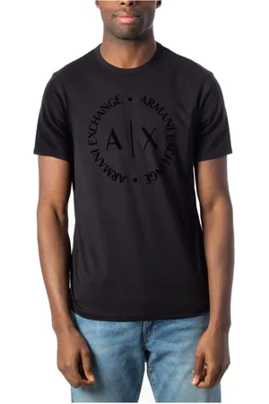 Armani Exchange Heren, Tops, Zwart, Maat: XL Katoen