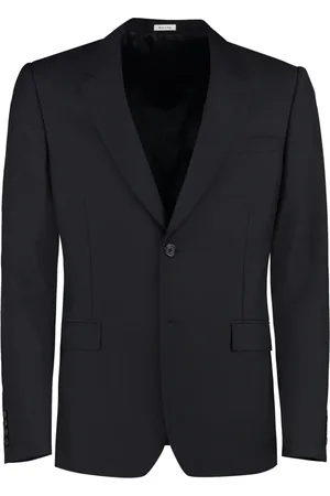 Alexander McQueen Heren, Jassen, Zwart, Maat: XL Katoen