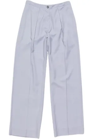 Acne Studios Dames, Broeken, Paars, Maat: XL Denim