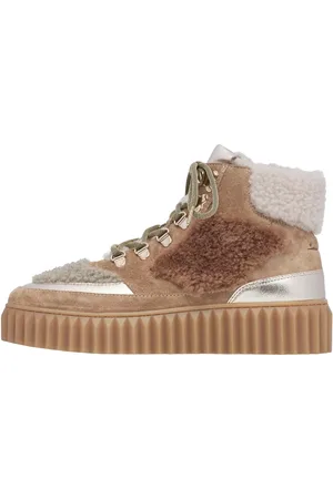 Voile blanche Dames, Schoenen, Bruin, Maat: 38 EU Wol