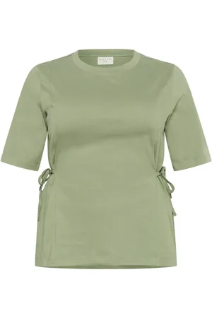 Kaffe Dames, Tops, Groen, Maat: XL Katoen