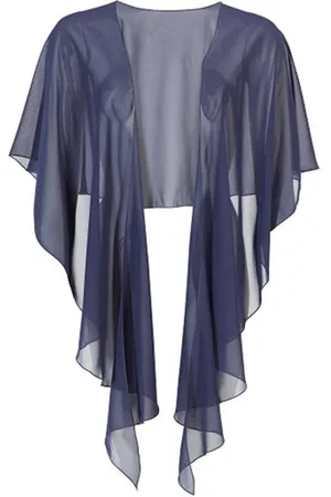 Swing Dames, Jassen, Blauw, Maat: ONE Size Chiffon