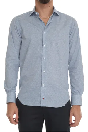 Carrel Heren, Overhemden, Blauw, Maat: 2XL Katoen