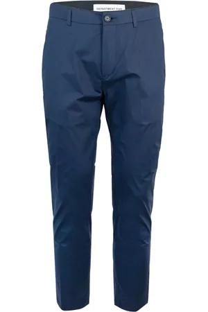 DEPARTMENT FIVE Heren, Broeken, Blauw, Maat: W32 Katoen