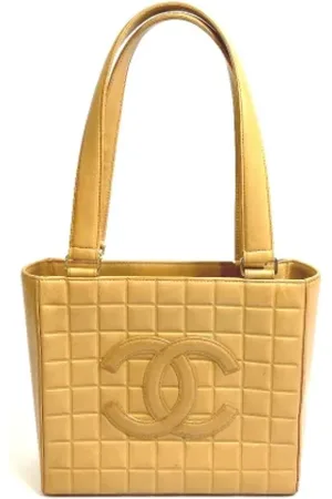 CHANEL Dames, Pre-owned, Bruin, Maat: ONE Size Leer