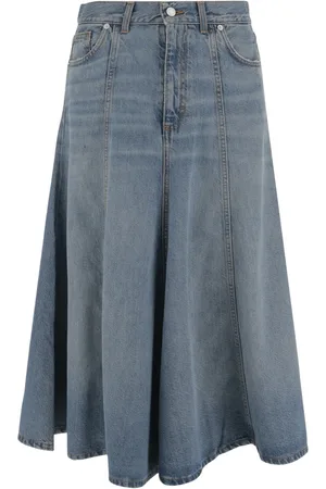haikure Dames, Rokken, Blauw, Maat: W27 Denim