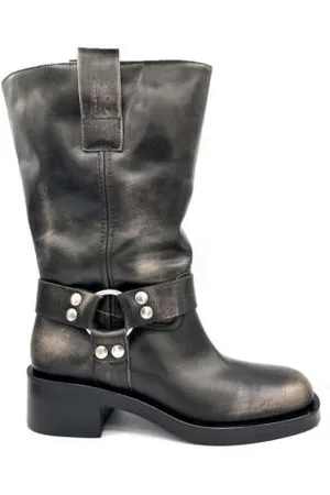 Strategia Dames, Schoenen, Zwart, Maat: 38 EU Leer