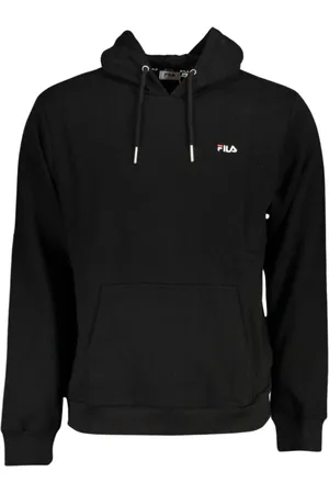 Fila Heren, Sweatshirts & Hoodies, Zwart, Maat: M Katoen